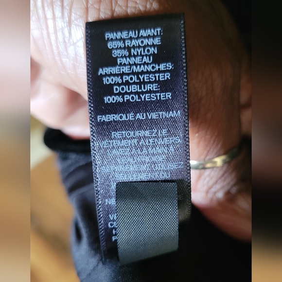 Express Black Velvet Open Back Dress, Size XS - Picture 9 of 10